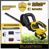 Blazetech Cordless Hedge Trimmer แหล่งจ่ายไฟไร้สาย 800W Anti-Rust แบตเตอรี่แบบชาร์จไฟได้สำหรับตัดแต่งสวน