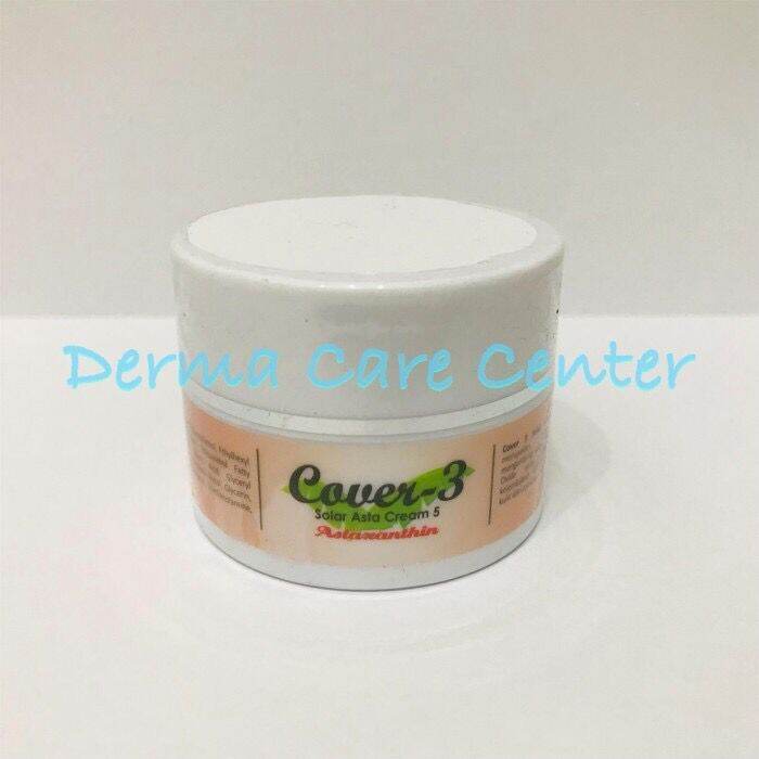 Cover 3 Solar Asta Cream 5 Astaxanthin Sunblock SPF 50 Lazada Indonesia