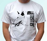 Kaus Pakaian Merek Pria Kaus Pria Kasual Terlaris Kaus Bull Terrier Anjing T Shirt Desain Top Tee-Kaus Pria Uniseks S-4XL-5XL-6XL