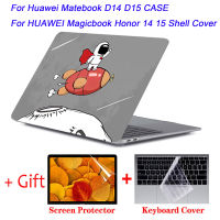 2021 Laptop Case For Matebook D14 D15 3D printing pattern Shell Cover Laptop bag For Magicbook Honor 14 15 Case