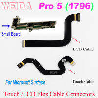 WEIDA Flex Cable Connectors เปลี่ยนสำหรับ Microsoft Surface Pro 5 Pro5 1796 LCD Cable Touch Small Board Flex Cable Conntectors-harjea4397887