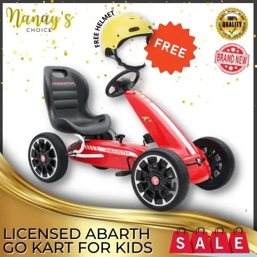 Nanay's Choice BEST SELLING Licensed Abarth Pedal Go Kart / Go Kart for