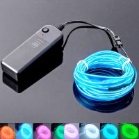 【LZ】 Flexible Neon Light 1M/2M/3M/5M/10M EL Wire Led Neon Dance Party Atmosphere Decor Lamp RopeTube Waterproof Multicolor Led Strip