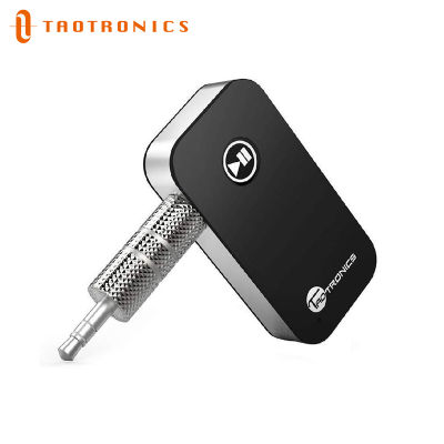 Taotronics Bluetooth Aux Adapter Wireless Car Receiver 3.5mm Jack Music Audio Handsfree Stereo Fast Transmission for Car Speaker