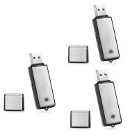 USB Voice Recorder USB Flash Drive Rechargeable Digital Voice Audio Recorder for PC Meeting Interview Recording