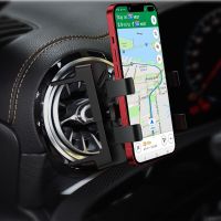 Universal Car Round Air Outlet Phone Holder Air Vent Mount Stand Mobile Phone Bracket 360° Rotation Phone Holder for iPhone 13