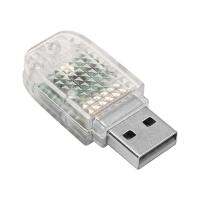 ไฟภายในรถ USB ไฟภายในรถไฟ USB ไฟ LED ขนาดเล็กพร้อมการออกแบบกลุ่มแสงบรรยากาศเซ็นเซอร์เสียงและ