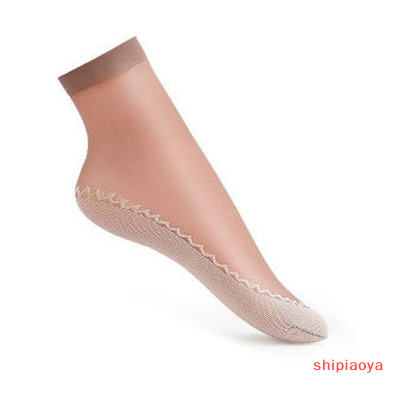 Shipiaoya ถุงเท้าสตรีผ้าไหมกำมะหยี่ผ้าฝ้ายด้านล่างอาหารมื้อเย็นนิ่มคลาสสิกสบาย Ultrathin