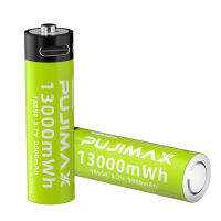 PUJIMAX ถ่านชาร์จ 3.7V 18650 13000mWh ราคา1ก้อน แถมสายชาร์จให้