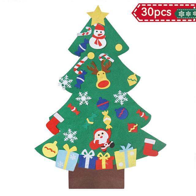 2023-home-decor-diy-felt-christmas-tree-wall-hanging-artificial-xmas-tree-with-santa-claus-snowflakes-ornament-new-year-kid-gift