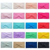 20 Pcs Super Soft Nylon Headbands Elastic Hair Bands For DIY Hair Accessories For Newborn, Toddler And Kids