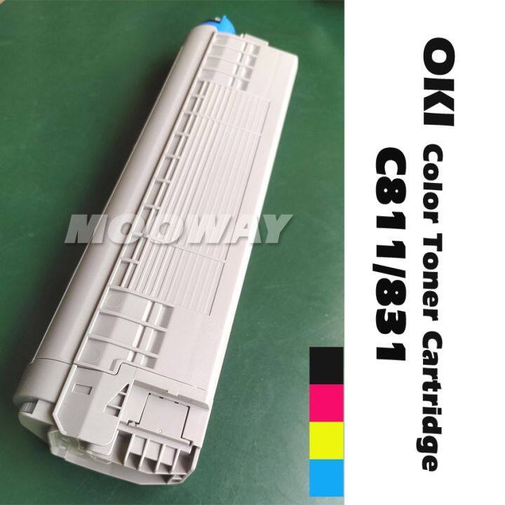 Compatible White Powder Toner Cartridge For OKI C811 C811dn C831