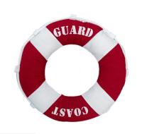 be Home New Arrival High Quality 3D Life Ring Buoy Cushion Contton Navy and Red for Home and Coffee Shop