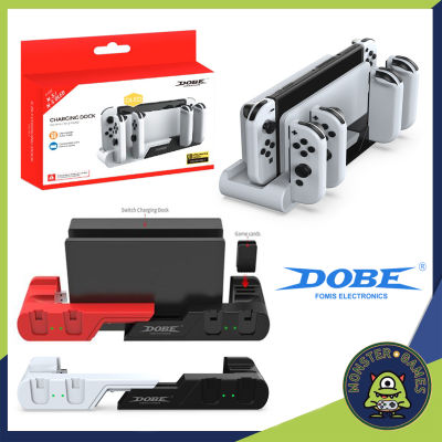 DOBE 6 In 1 Charging Dock for Nintendo Switch / OLED (ที่ชาร์จจอย Switch)(Charging Dock for Nintendo Switch Joy-con)(แท่นชาร์จจอย Nintendo Switch)(ที่ชาร์จจอย Nintendo Switch)(TNS-0122B)