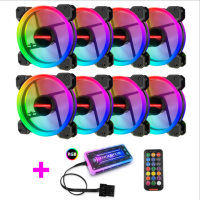 ชุดพัดลม ระบายความร้อน ติดเคส RGB COOLMOON Sunshine VII x8+ปรับไฟ สินค้าใหม่ ราคาสุดคุ้ม พร้อมส่ง ส่งเร็ว ประกันไทย CPU2DAY