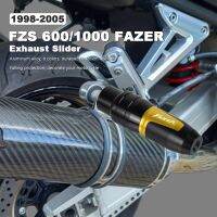 แผ่นกันชนท่อไอเสียรถจักรยานยนต์ FZS1000อลูมิเนียม CNC สำหรับยามาฮ่า FZS600 FZS 1000 600 Fazer 1998-2005 2003ฝาครอบอุปกรณ์เสริม2004