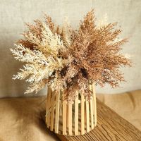 6pc/lot High Quality Plastic Artificial Flowers Home Room Autumn Deocration Wedding Bouquet Decor Accessories Coffee Fake Flower