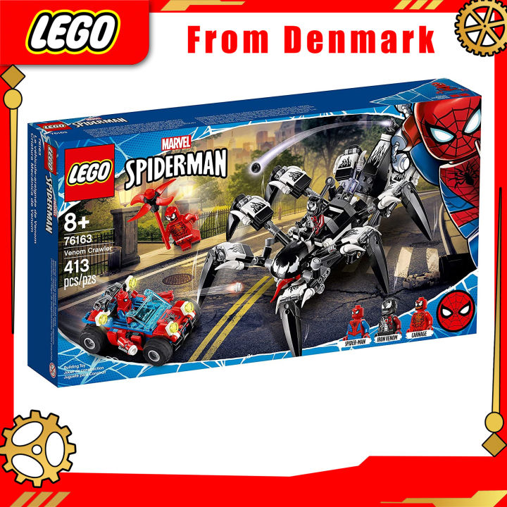 From Denmark】LEGO Marvel Spider-Man Avengers Venom Crawler 76163 (413  pieces), guaranteed genuine From Denmark 