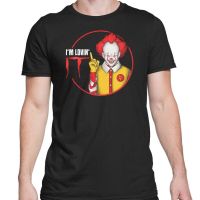 เสื้อยืดพิมพ์ลายแฟชั่น เสื้อยืดแขนสั้น พิมพ์ลาย Ronald McDonald I like it Pennywise Stephen Kings แฟชั่นสําหรับผู้ชาย 20  KLFO