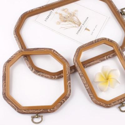 ✸ Retro Wooden Color Embroidery Hoops Frame Embroidery Hoop Rings For DIY Cross Stitch Needle Craft Tool Sewing Tool