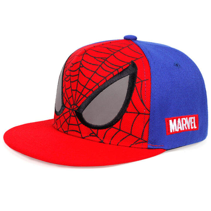 marvel-anime-children-baseball-cap-spider-man-embroidery-hats-boys-and-girls-cotton-snapback-hat