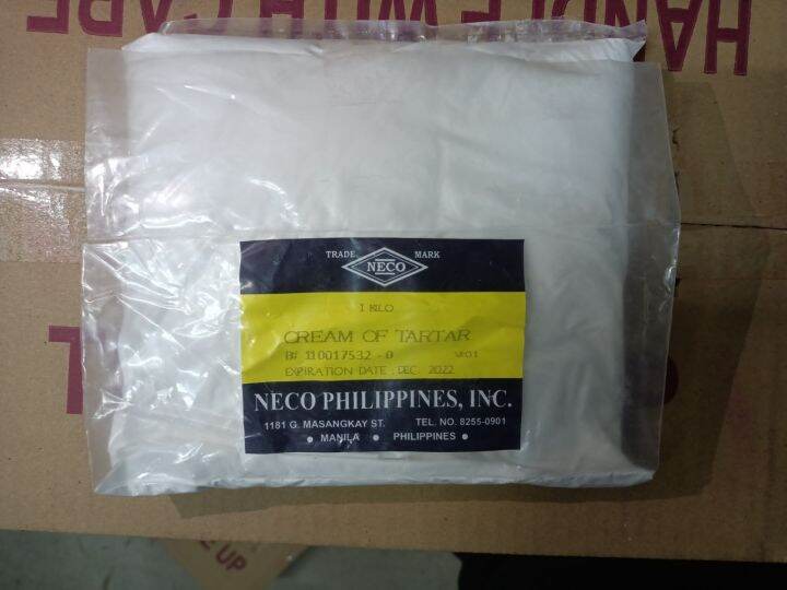 Cream of Tartar,1kg Lazada PH