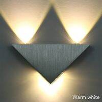 Indoor wall lamp multicolor LED triangle modern Nordic contracted sitting room bedroom light aluminum nice decorated corridor ❤