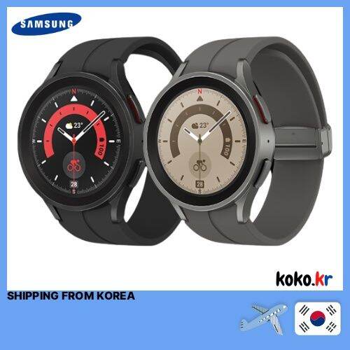 SAMSUNG Galaxy Watch 5 Pro 45mm (SMR920N) Black Titanium Grey Titanium with FREEBIES Lazada PH