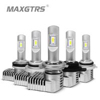 2x CSP LED H7 H4 H11 Car Headlight Bulbs With Mini Size 10400LM 5500K Auto Headlamp For Car Front Fog Lights Bulbs  LEDs  HIDs