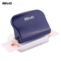 KW-trio 5 Sheet 6-Hole Paper Punch Handheld Metal Hole Puncher Capacity 6mm for A4 A5 B5 Notebook Scrapbook Diary Planner Punch