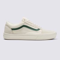 Vans รองเท้าผ้าใบ Old Skool ComfyCush Growing Everyday | White/Green ( VN0007NBWGR )