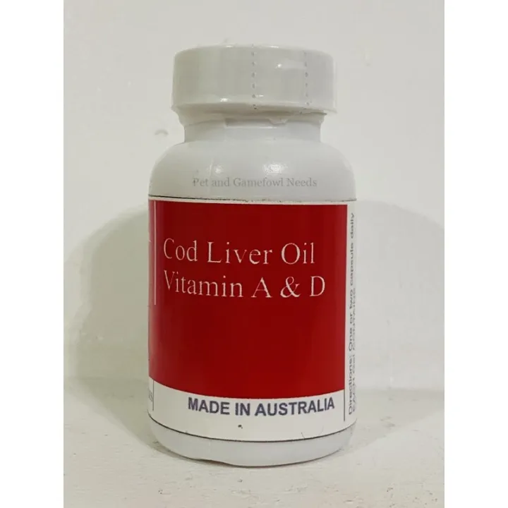Cod Liver Oil Vitamin A & D 100 softgel Lazada PH