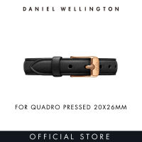 สำหรับ Quadro Pressed 20X26มม.-สายรัด Daniel Wellington 10มม. หนัง-สายนาฬิกาหนัง-สำหรับผู้หญิงและผู้ชาย-DW ทางการ