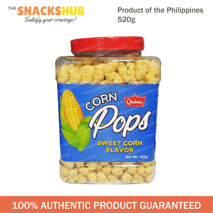 Authentic Quinns Corn Pops Sweet Corn Flavor 520g Lazada Ph 9692