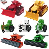 1:55 Disney Pixar Cars 2 3 Metal Diecast Vehicle Lightning McQueen Harvester Frank Matador Bulldozer Children Boys Car Toys Gift