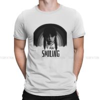 I Am Smiling Classic Harajuku Tshirt Wednesday Addams Tv Show Creative Streetwear Comfortable T Shirt Male Tee Clothes