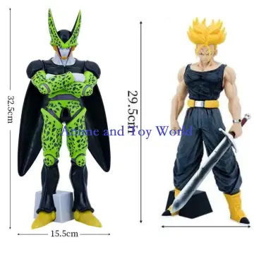 Dragon Ball Z PVC Model Figure, Vegeta Trunks, Action Figures, Ressonante  Pai-Filho, Wave Saiyan, Estátua, Brinquedos de Coleção, 30cm