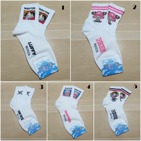 OnePiece Mid Cut Sock Korean Iconic Socks Lazada PH