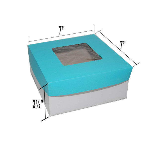 Spring JadeCake Pastry Box 7” x 7” x 3½″ (20 pcs) Lazada PH