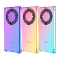 For Honor X9A กันกระแทกโทรศัพท์กรณีสำหรับ Honor X9A กรณีซิลิโคนใสสำหรับ HonorX9A Gradient สีเคสโทรศัพท์สี่มุมโทรศัพท์กันกระแทกเคสสำหรับมือถือ