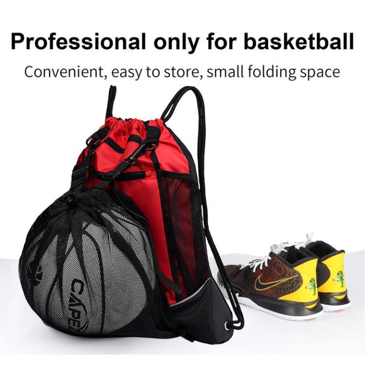 drawstring-basketball-backpack-for-boys-gym-bag-sports-sack-with-detachable-ball-mesh-bag-wear-resistant-sports-gym-string-backpack-advantage