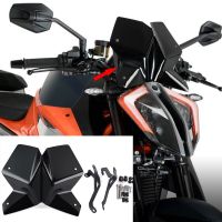 แผ่นเบี่ยงกระจกรถยนต์กันลมสำหรับ KTM 1290 Super Duke R กระจกรถจักรยานยนต์กรอบป้องกัน1290R SuperDuke 2020 2021 2022