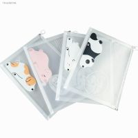 ✁✹▽ 2/4pc waterproof multi-functional transparent document cartoon A4 document bag document storage box office school stationery