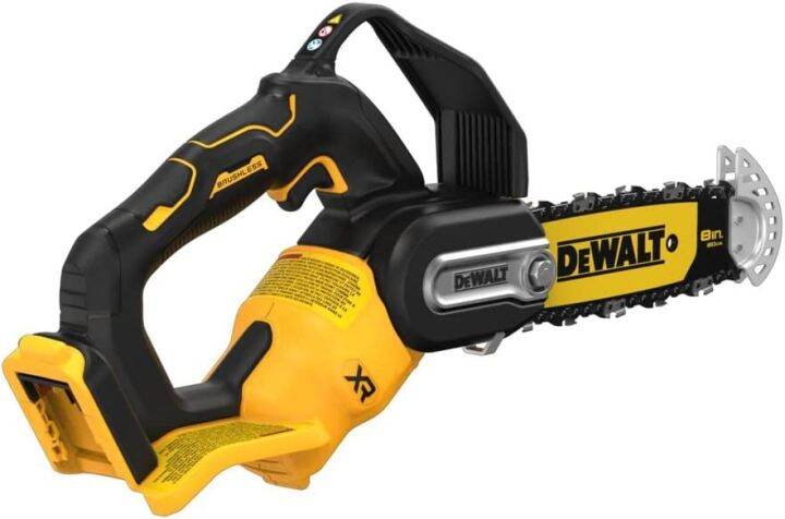 dewalt-dccs623b-เลื่อยโซ่มือเดียวไร้สาย-20v-max-บาร์-8-นิ้ว-เฉพาะตัวเครื่อง-มอเตอร์ไร้แปรงถ่าน