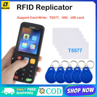 Boland เครื่องทำสำเนาเครื่องถ่ายเอกสาร RFID เครื่องอ่าน NFC โปรแกรมเมอร์ X7 UID HID คีย์ T5577จำลองตัวแท็กทรงเหรียญ125Hz ความถี่เต็ม2023ใหม่