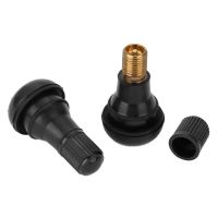 【CW】❂☎  4PCs/set universal Car Tubeless Snap-in Tire Stems With Dust Caps with Tyre Rubber Valves