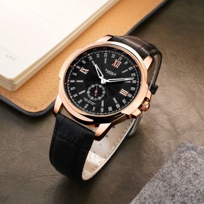 【Hot Sale】 [Tik Tok Hot Sale] Two-and-a-half-needle business wear-resistant travel quartz large dial fashion casual mens watch