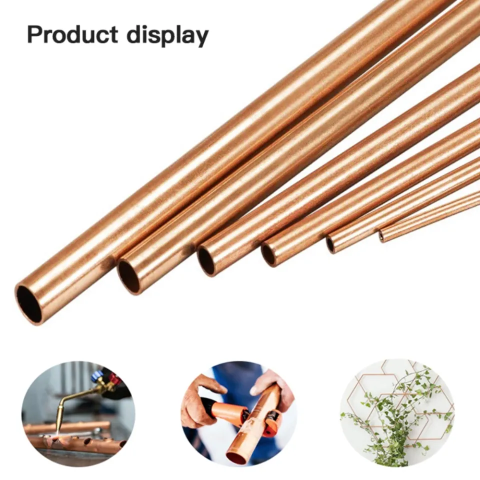 Copper Pipe, 1.5mm Wall Thickness 5-30mm OD 300mm 500mm Length