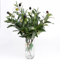 【OurWarm Artificial Olive nch Craft Bouquet Simulation plant with fruit Office Vase decor wedding party garderen home decoration !