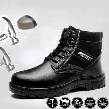 High heel safety on sale boots